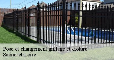 Pose et changement grillage et cloture 71 Saône-et-Loire Clement david paysagiste